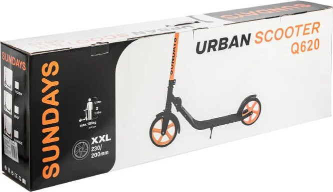 Самокат Sundays Q620 (оранжевый)