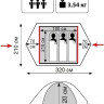 Палатка Tramp Lite Tourist 3 (зеленый)