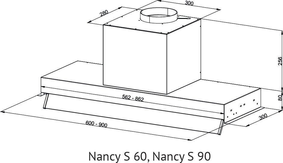 Вытяжка Kuppersberg Nancy S 90 Black