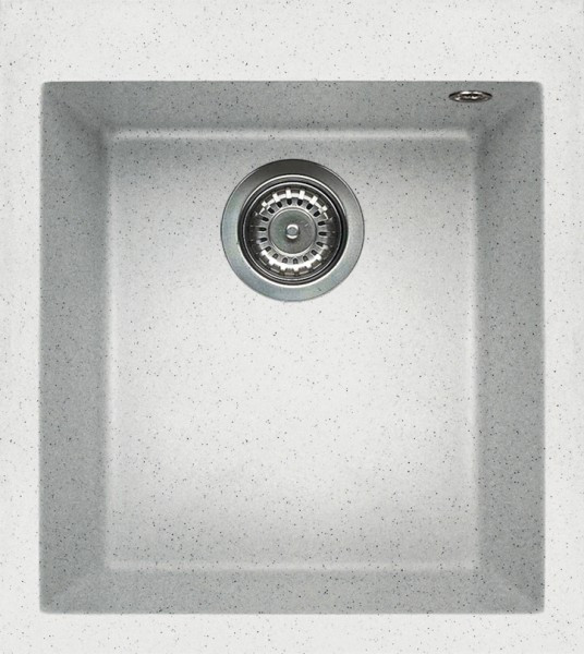 Кухонная мойка Elleci Quadra 100 G52 Bianco Pietra