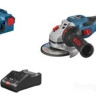 Угловая шлифмашина Bosch GWS 18V-15 SC Professional 06019H6101 (с 2-мя АКБ, кейс)