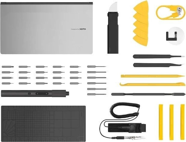 Электроотвертка HOTO Precision Screwdriver Kit Pro QWLSD012 (черный)