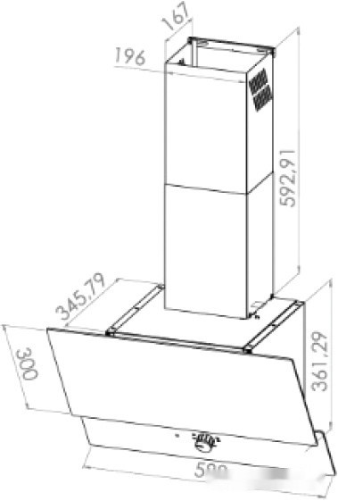 Вытяжка Schtoff Valencia 60 (серый)