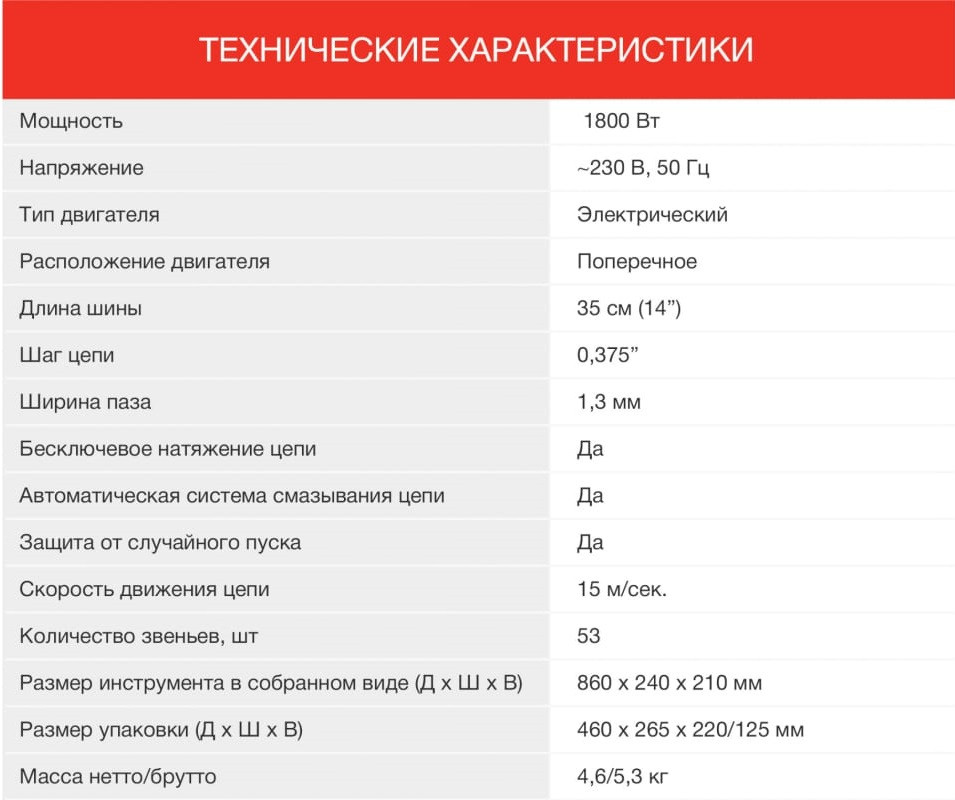 Электрическая пила StarWind SE-1814