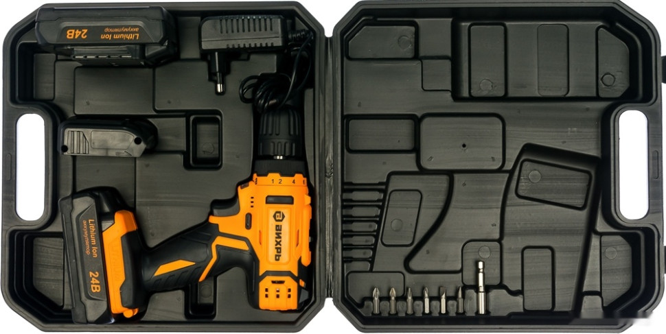 Дрель-шуруповерт Вихрь ДА-24Л-2К