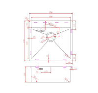 Кухонная мойка Zorg ZRE 5551