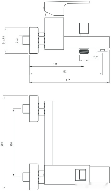 Смеситель Deante Anemon BCZ 010M (хром)