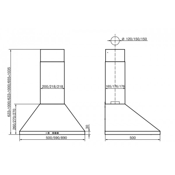 Вытяжка Elikor Вента 50П-430-К3Д крем