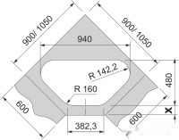 Кухонная мойка Franke Antea AZG 661-E (оникс)