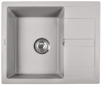 Кухонная мойка Zorg Apollo 58 серый жемчуг