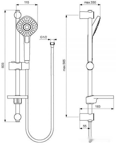Смеситель Ideal Standard Esla BC264AA