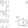Кухонная мойка Mixline ML-GM28 552180 (бежевый)