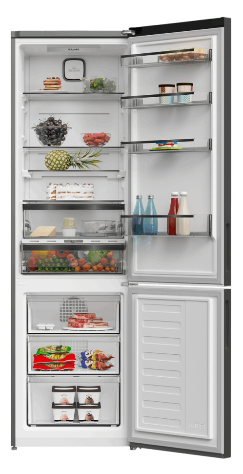 Холодильник с морозильником Hotpoint HDKP 8201I DX