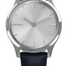 Гибридные умные часы Garmin Vivomove Luxe (серебристый/темно-синий)