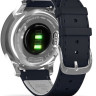 Гибридные умные часы Garmin Vivomove Luxe (серебристый/темно-синий)