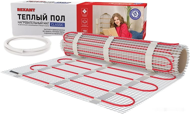 Теплый пол Rexant Classic RNX-5.0-750 5 кв.м. 750 Вт