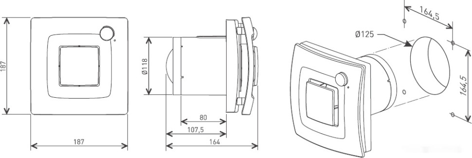Осевой вентилятор Soler & Palau Silent Dual 200 5210641000