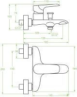 Смеситель Laveo Alea BLE 610D