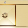 Кухонная мойка Mixline Pro 552918 (золото, с сифоном)