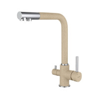 Смеситель GranFest Мрамор 3611 бежевый