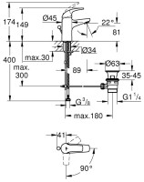 Смеситель Grohe Start Curve 23765000