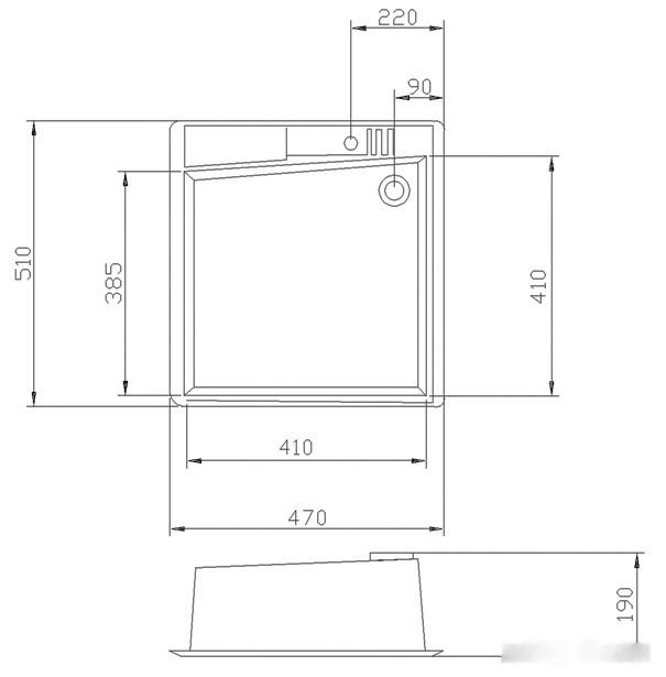 Кухонная мойка Акватон Парма (терракотовый)