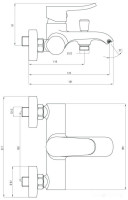 Смеситель Deante Werbena BCW 010M