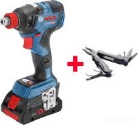 Ударный гайковерт Bosch GDX 18V-200 C Professional 0615990L00 (с 2-мя АКБ, кейс)