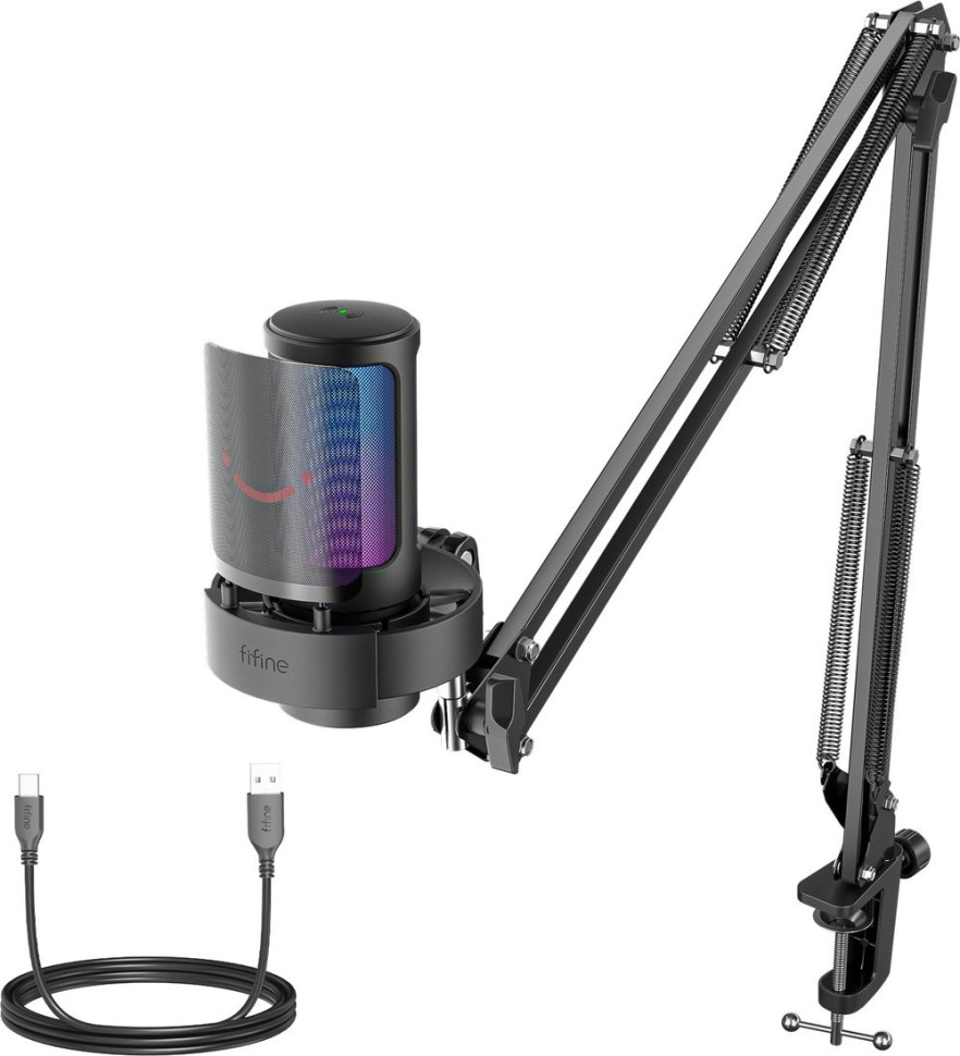 Проводной микрофон FIFINE A8T (черный)