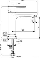 Смеситель Ideal Standard Cerafine O BC554AA