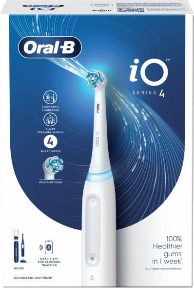 Электрическая зубная щетка Braun iO4 Quite (White)