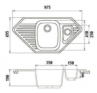 Кухонная мойка Gerhans E10 (Sand)
