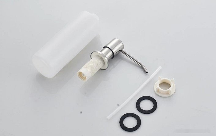 Кухонная мойка БелЭворс Vega L + смеситель W4998-4 + дозатор L405-1 (черный/сатин)