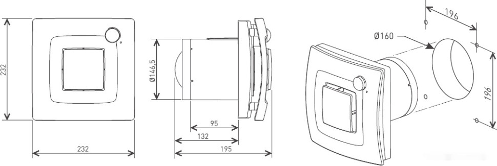 Осевой вентилятор Soler & Palau Silent Dual 300 5210641100
