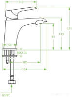 Смеситель Laveo Alea BLE 622D