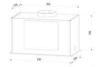 Вытяжка Weissgauff Antlia 850 WH