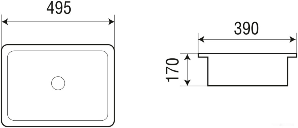 Умывальник Weltwasser Deilbach 6068