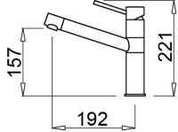 Смеситель Elleci Sava M79 Aluminium
