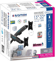 Кронштейн Kromax OFFICE-9 (черный)