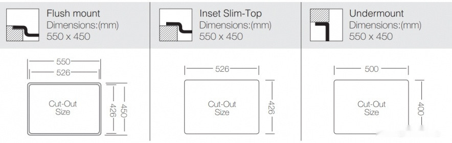 Кухонная мойка Zorg ZRN 5545 Titanium