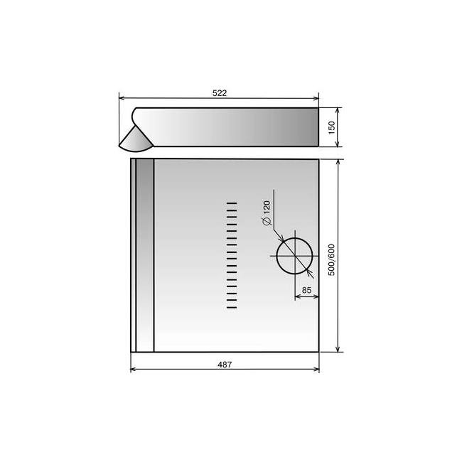 Вытяжка Elikor Davoline 60П-290-П3Л белый
