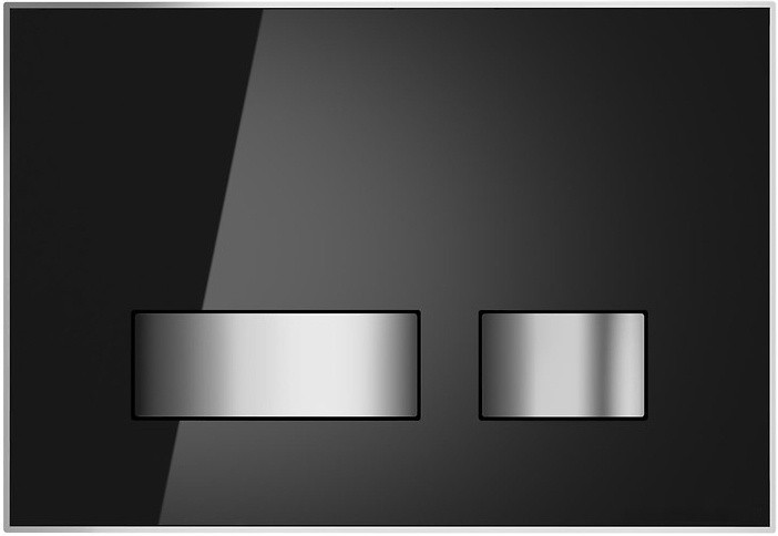 Панель смыва Cersanit Movi (черный глянцевый) S97-013