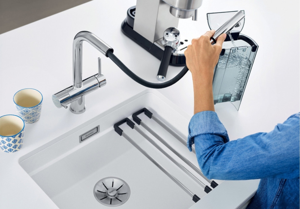 Смеситель Blanco Fontas-S II 525199 (нержавеющая сталь)