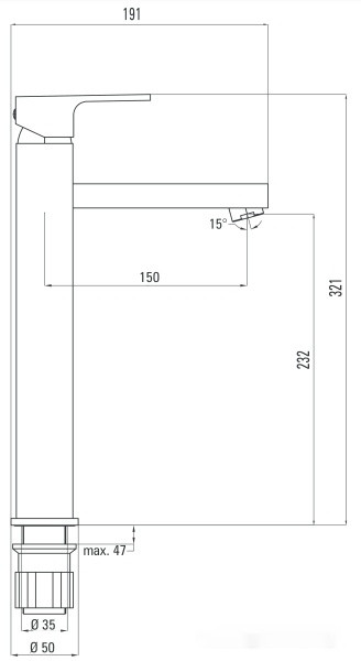 Смеситель Deante Anemon BCZ 021K