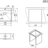 Кухонная мойка Granula GR-5151 (графит матовый)