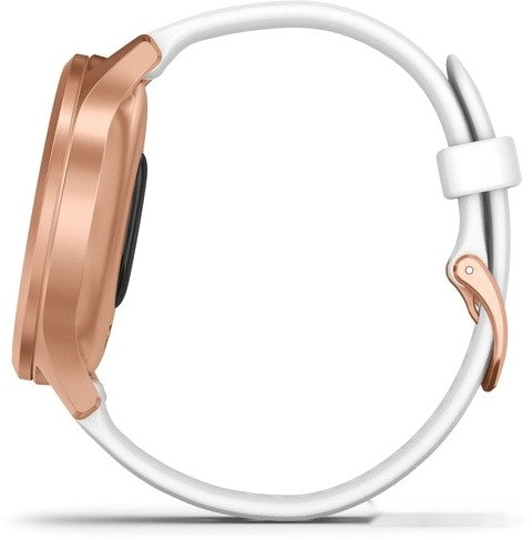 Гибридные умные часы Garmin Vivomove Style (розовое золото/белый)