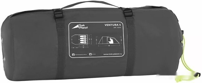 Палатка TREK PLANET Ventura 4 (зеленый)