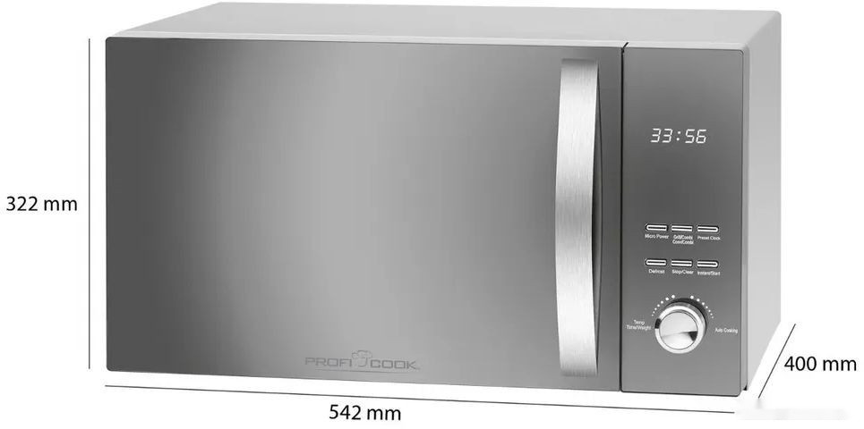Микроволновая печь ProfiCook PC-MWG 1176