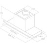 Вытяжка Elica HIDDEN 2.0 BLGL/A/90