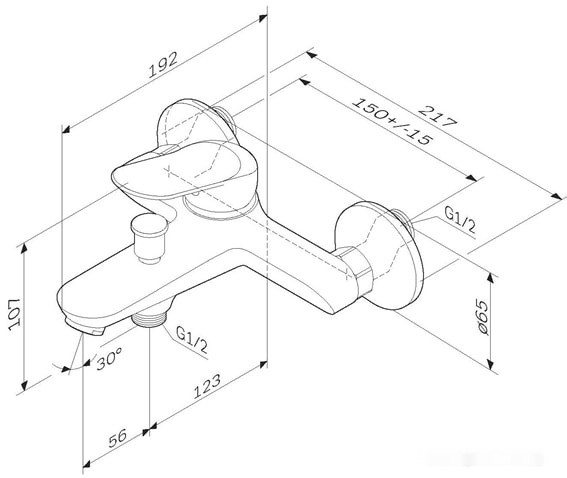Смеситель Am.Pm Sunny F85C10000